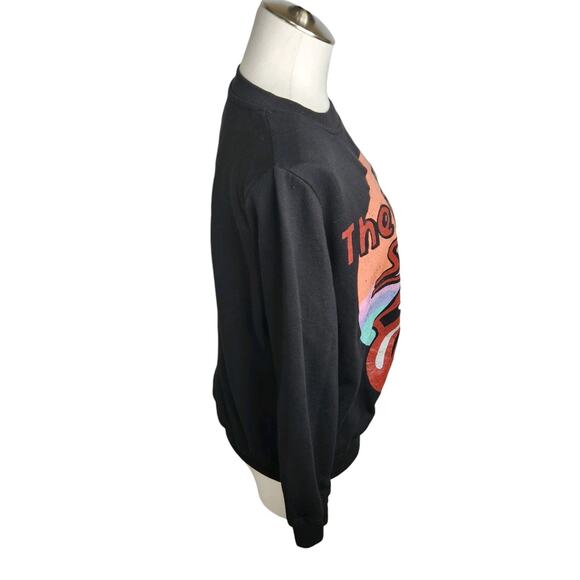 The Rolling Stones Graphic Sweatshirt Womens Small Black - Picture 6 of 9